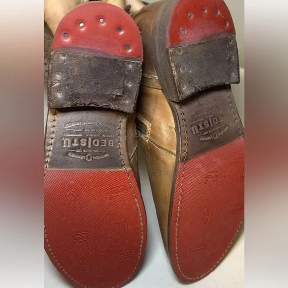 Bed Stu Chesire back lace mid calf boots. - Picture 3 of 8